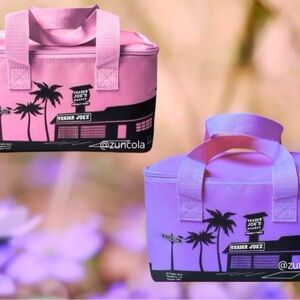 Pink and lavender trader joe lunch boxes (16 each)